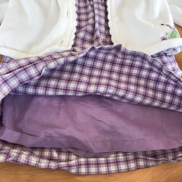 Janie and Jack 3-6mo Dress with Cardigan - Picture 3 of 4